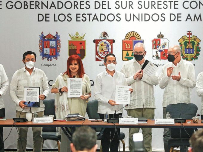Gobernadores firman compromiso para el desarrollo sostenible del sur-sureste